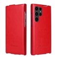 thumbnail image 1 of Flip Leather Case for Samsung Galaxy S25 Ultra - Top & Bottom Opening Design - Full Protection - Multiple Color Options (Red,for Galaxy S25 Ultra), 1 of 6