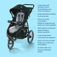 thumbnail image 4 of Graco FastAction Jogger LX Stroller, Foldable Jogging Stroller, Drive, 4 of 7