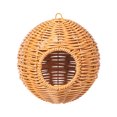 thumbnail image 1 of TIELUTT Rope Bird Rattan Realistic Imitation Rattan Bird for Garden Terrace for Pole Mounted Wooden Birdhouses Unfinished Chickadee Birdhouse Metal Decorative Great Owl Boxes for outside, 1 of 6