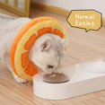 thumbnail image 5 of Adjustable Cat Cone Collar Soft Cute Cat Recovery Collar After Surgery-Oranges, 5 of 5