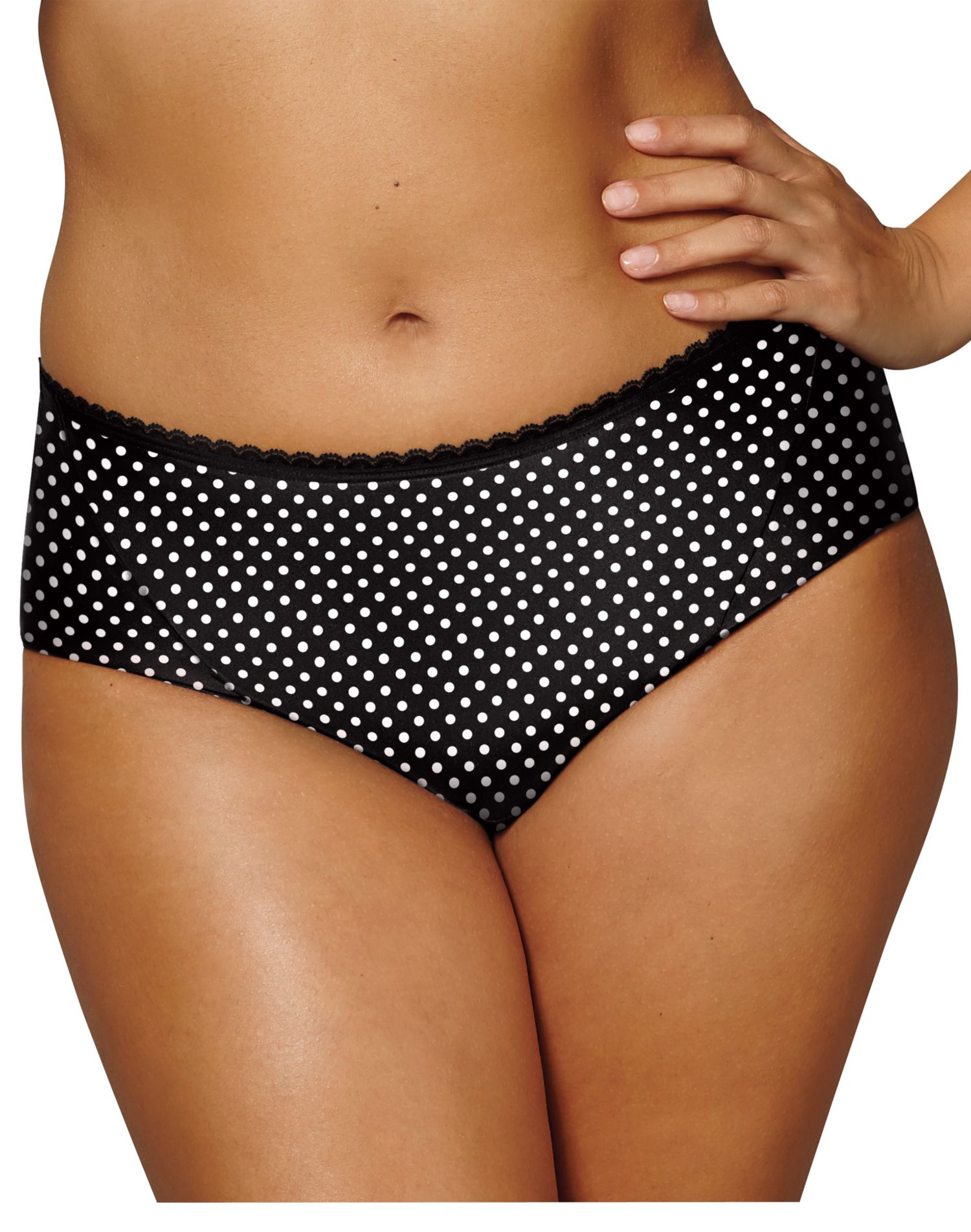 Playtex Womens Love My Curves Incredibly Smooth Cheeky Hipster, L