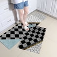 thumbnail image 4 of Kitchen Mat, 2pcs Kitchen Rugs, Cushioned Kitchen Mats For Floor, Non-Slip Standing Desk Mat, Waterproofing Kitchen Rug Set For Kitchen, Floor, Office, 4 of 8