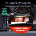 thumbnail image 4 of PCIe 5.0 X16 Extension Cable 128Gbps Gen 5 GPU Graphics Card Flexible Extender with Ultra Flexible Cable Technology, Double Grounding and Airflow Design, 4 of 7