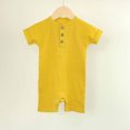 thumbnail image 2 of Timegard Baby Clothes Newborn Infant Ribbed Short Sleeve Rompers Onesie Summer Comfy Toddler Clothing, 2 of 6