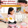 thumbnail image 5 of HUASHENG 22Pcs Children's Real Cooking Kitchen Toys Kids Real Easy Bake Cook Set Toddler Really Cooking Play Pots Pans Kitchen Accessories Toddler Cooking Set Kitchen Tool, 5 of 5