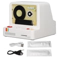 thumbnail image 2 of Lecteur de Cassettes Bluetooth, Haut-Parleur Rétro Stéréo Portable avec Cassette, Prend en Charge Bluetooth AUX, Veilleuse Rythmique, Aromathérapie, Disque Noir à Rotation Automatique, Mode Lecture Multiple, 2 of 7