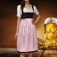 thumbnail image 2 of GDREDA Oktoberfest Bavarois Tablier Mi-Long Classique Uni pour Femme avec Liens pour Robe de Fête pour Rassemblements Festifs, 2 of 8