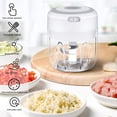 thumbnail image 2 of Birdeem Mini Garlic Chopper Wireless Portable Mini Electric Food Chopper, 2 of 12