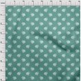 thumbnail image 3 of oneOone Cotton Silk Fabric Rabbit Block Printed Fabric 1 Yard 42 Inch Wide, 3 of 4
