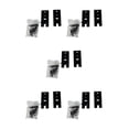 thumbnail image 3 of Transemion Metal Securely Install Speakers With Strong Hardness Wall Mount Replacement Brackets Strong black 5Set, 3 of 6