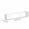 thumbnail image 3 of Clear Wall Mounted Bookshelf Living Room No Punch Storage Organizer Magazine Rack Childrens Picture Book Shelf Spice Jar Holder Clear Plastic Design, 3 of 7