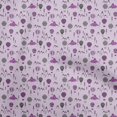 thumbnail image 1 of oneOone Polyester Spandex Purple Fabric Kids Sewing Craft Projects Fabric Prints By Yard 56 Inch Wide, 1 of 4