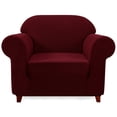 thumbnail image 1 of Housse de Causeuse en Polyester à Imprimé Uni 2024 Chocolat, 1 of 6