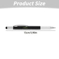 thumbnail image 3 of Survival Pen Gift for Men, 6-in-1 EDC Multitool Tool Pen with Stylus, Screwdriver, Level, Ruler, Ballpoint Pen, Cool Gadgets for Dad, Him, Outdoors, 3 of 9