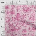 thumbnail image 2 of oneOone Georgette Viscose Pink Fabric Asian Japanese Pattern Sewing Craft Projects Fabric Prints By Yard 42 Inch Wide, 2 of 4