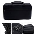 thumbnail image 1 of Bb Clarinet Case Gig Bag Backpack Box  Water-resistant 600D Foam Cotton Padding with Adjustable Single Shoulder Strap, 1 of 7