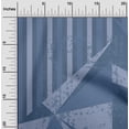 thumbnail image 2 of oneOone Rayon Blue Fabric Geometric Diamond With Stripes Craft Projects Decor Fabric Printed By The Yard 56 Inch Wide, 2 of 4