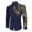 Marine, variante sur Pisexur Chemise à Manches Longues pour Hommes, Tissu de Haute Qualité, T-Shirt à Manches Longues, Mode Décontractée, Sport, Imprimé, Slim, Col à Revers, Noir, 2TG