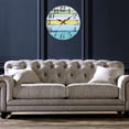 thumbnail image 4 of Decorative Round Wall Clock Arabic Numerals Wall Clock Ticking Quartz Movement Decorative Clock, 4 of 9