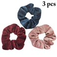 thumbnail image 2 of 3 Pcs Chouchous Élastiques pour Cheveux Sans Pli Chouchous Élastiques en Tissu pour Cheveux, 2 of 10