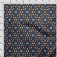 thumbnail image 3 of oneOone Tissu en Coton Flex Imprimé Ikat Tourbillon 40 Pouces de Large, 3 of 4