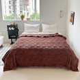 thumbnail image 1 of Double Soccer Grid Blanket Tower Velvet & Velvet Thickened For Warmth, 1 of 9