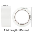 thumbnail image 2 of IMGadgets Ruban d'Emballage Transparent (Quantité: 48) / Rouleau Robuste 48 mm x 100 m / Adhésif Fort avec Colle à l'Acide Propanoïque / Épaisseur 45 Microns / Résistant à l'Humidité et à Haute Résistance à la Traction, 2 of 7