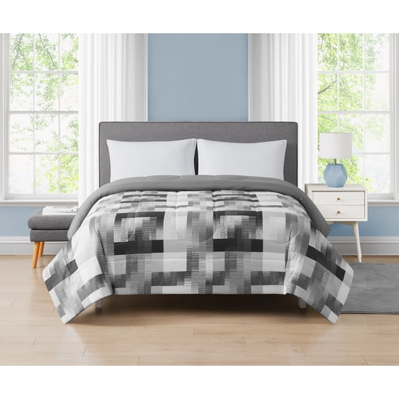 Mainstays Plaid Reversible Comforter Double/Queen
