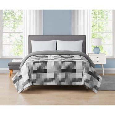 Mainstays Couette Carre Reversible Double/Grand