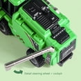 thumbnail image 4 of DEBGFS Combine Harvester Toy Collectible Model with Sounds and Lights Effects,green, 4 of 6