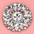 thumbnail image 4 of 2pcs Rhinestone Crystal Applique Sew On Faux Pearl Patch for Clothes Shoes Bag (#1), 4 of 8