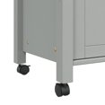 thumbnail image 2 of vidaXL Chariot de Cuisine Roulant sur Roues Salon Bois Massif Pin, 2 of 6