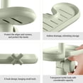 thumbnail image 4 of Vrorvz Support Organisateur de Robinet d'Évier de Cuisine en Acier Inoxydable Ajustable pour Rangement de Savon, Éponge et Serviette, Résistant à la Rouille et Installation Facile pour Salle de Bain Ou Comptoir, 4 of 7