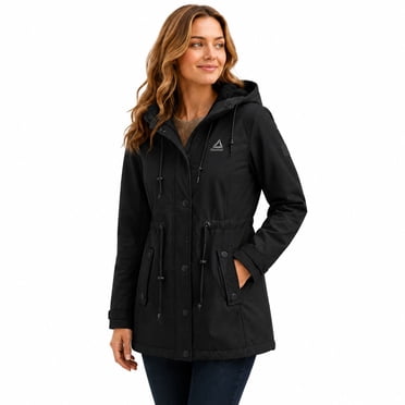 Reebok Women's Long Softshell Rain Jacket, Sizes XS-XXL