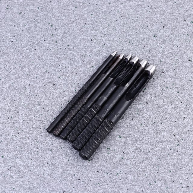 HEALEEP 6Pcs Circle Punch for Crafting Punch Tool in 1mm to 5mm Sizes for Artisans