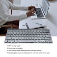 thumbnail image 4 of Silver Keyboard Smooth Surface Dustproof Sensitive Fluent Keyboards Gaming Notebook Accessory Smooth Anti-slide Replacement for Asus Vivobook X412 Laptops, 4 of 6
