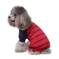 thumbnail image 2 of LSLJS Pet Pajamas, Home Clothes, Cotton Contrast Pajamas, Knitted Pet Clothes, Pet Costume, 2 of 5