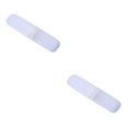 thumbnail image 4 of Maytalsory Tooth Brush Toothpaste Storage Box with Lid Portable Smooth Cases Chopsticks Forks Organizer Travel Office Party Transparent White 2Set, 4 of 6