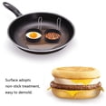 thumbnail image 4 of TOPINCN 2pcs Stainless Steel Round Non-Stick Egg Shaper Frying Pan Ring Mold Accessory Kitchen Utensils,Egg Shaper,Egg Pan Ring, 4 of 8