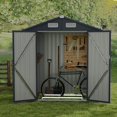 thumbnail image 2 of Costway Steel Floor Base Rust-resistant Foundation Kit for 6.3'x3.5'x6.4' Storage Shed, 2 of 3