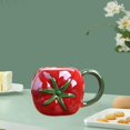 thumbnail image 2 of Abbracc Cute Ceramic Coffee Morning Cup Teacup Funny Creative Hot or Cold Drinks Ceramic Tomato, 2 of 9