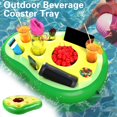 thumbnail image 2 of Inflatable Dinner Tray Fruit Shape Leak-proof Inflatable Strong Buoyancy Water Dining PVC Pool Drink Holder Float Beach Supply, 2 of 10
