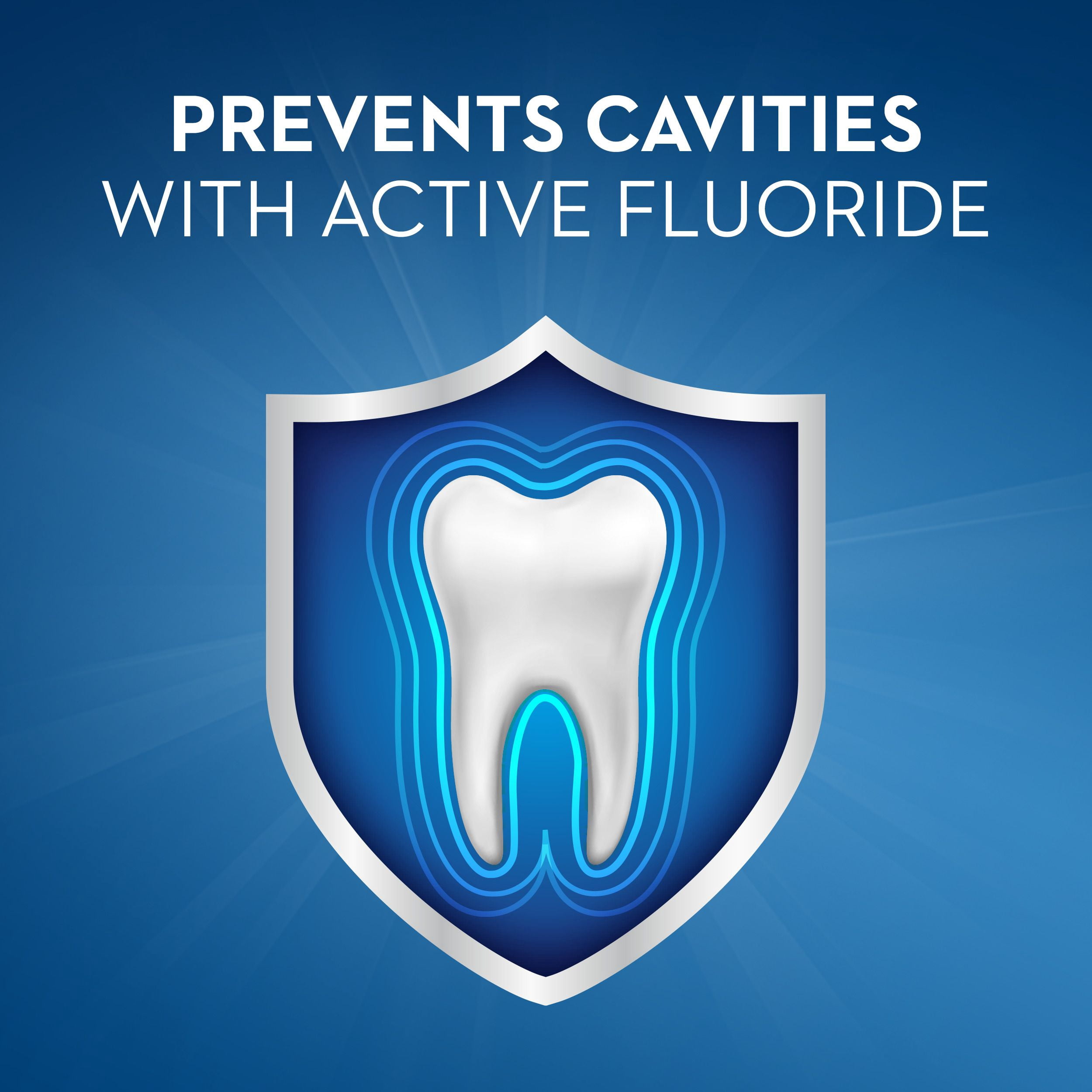 Crest Plus Dentifrice Protection Anticarie, Dentifrice Ordinaire, 4 x125ml