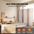 thumbnail image 4 of VEVOR Room Divider Japanese Wall Divider 6 Panel Screen for Room Separation, 4 of 9