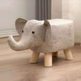 thumbnail image 1 of Small Stools Animal Footstools Multipurpose Cute Cartoon Animal Small Bench For Home Kindergarten, 1 of 5