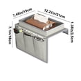 thumbnail image 1 of WRKEKC Clearance 5-Pocket Sofa Armrest Organizer - Bedside Storage Caddy for Remote/Tablet/Books/Magazines, 1 of 9