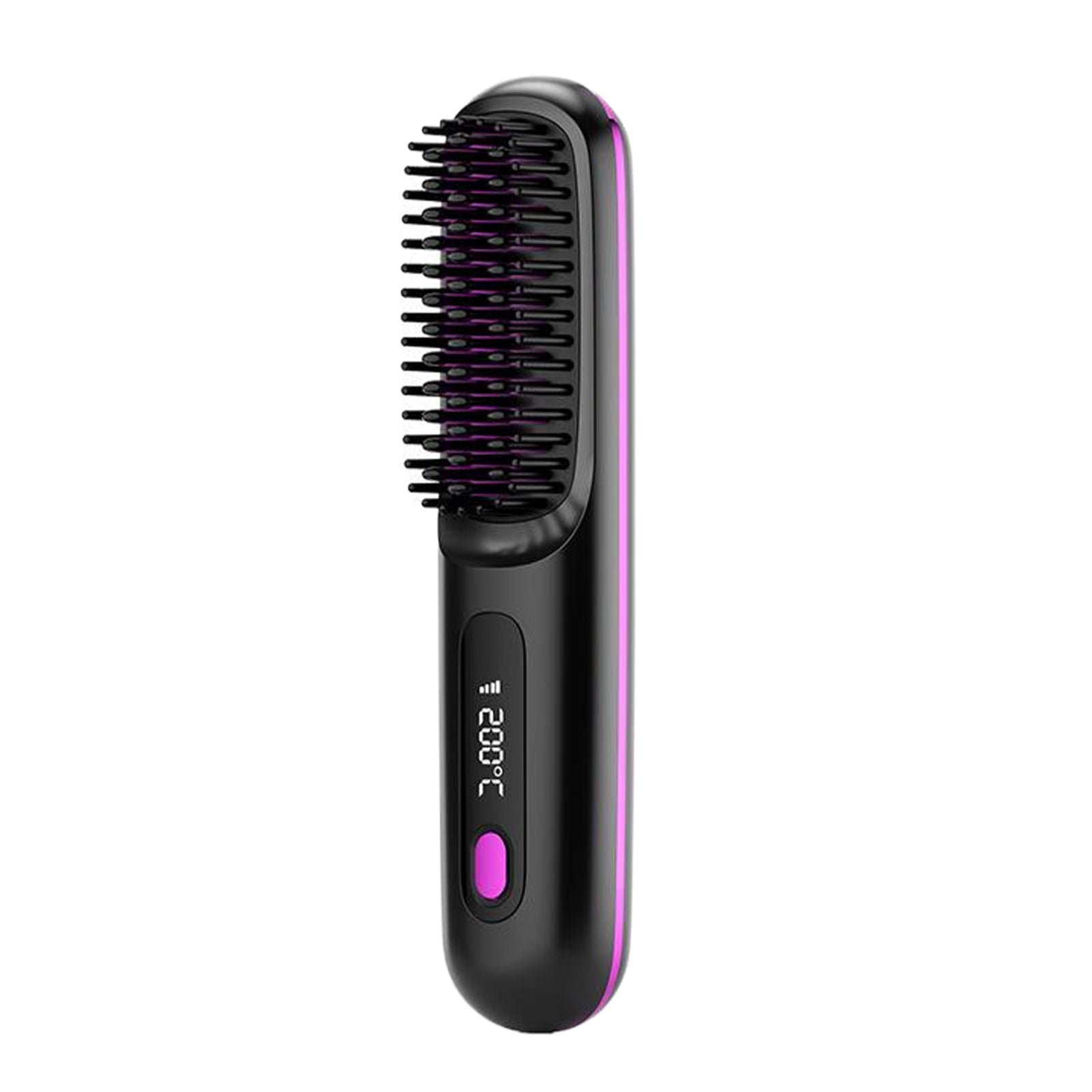 Cordless Hair Straightener Wireless Restraint Portable Straightening Brush Hot Charging Comb Cordless Hair Comb For Easy Brush For Anywhere black