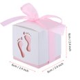 thumbnail image 3 of Domqga Candy Box Gift,50Pcs Cute Baby Footprint Paper Candy Box Wedding Baby Shower Gift Candy Box, Wedding Gift Box, 3 of 8
