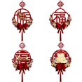 thumbnail image 3 of Traditional Spring Festival Pendant Chinese Decorations 2023 Paper Festive Occasion Red Creative Decorative Pendants, 3 of 5