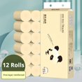 thumbnail image 2 of SharkTRUE Natural Bamboo Pulp Coreless Toilet Paper: Eco-Friendly, Safe, And Convenient For Daily Use, 2 of 8